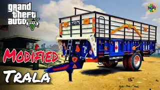 Modified  TRALLA || GTA 5 Punjabi || Indian Tractor game || Gaming Empire
