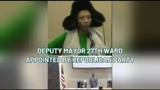 Deputy Mayor 27th Ward Speaks To Mayor Johnson At City Council Meeting