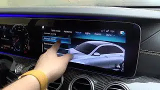 How to Turn On or Off Automatic Folding Mirrors in Mercedes E63S AMG - Activate Mirrors Folding