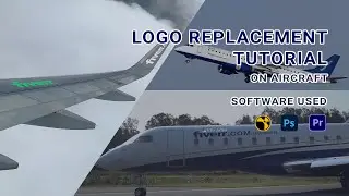 Logo Replacement Tutorial on Aircraft with Showreel | VFX Breakdown | Nuke Tutoral