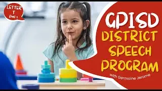 Speech Phonological Awareness Program Letter T PT 1