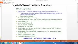 chapter4 part2 Message Authentication Codes ( MAC) video (Lecture 11)