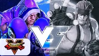 EG Pr Rog (Balrog) Vs PRO7OTYPE (Alex) Street Fighter 5/V Gameplay