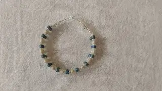 Square Knot & Beads Hoop Earrings Micro Macrame Earrings Designs by ZaneyMay USA Pattern tutorial