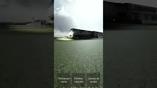 (1st Angle) SunRail train Hits car in Orlando Florida