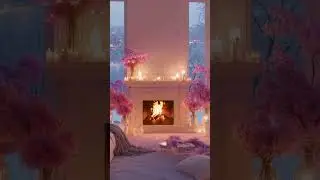 Warm Winter Cabin ❄️ Soft Piano Music & Crackling Fireplace Sounds for Sleep & Focus