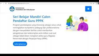 Program Guru Belajar Seri PPPK Belajar Mandiri Calon Pendaftar Guru PPPK 2021