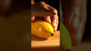 Realistic Glass Banana Cutting | Hyper-Real ASMR Fruit Slice | So Satisfying. #shorts #asmr