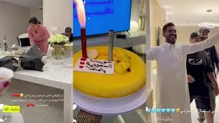 لطيفة تركي وخواتها | استقبال اخوانهم لامهم وشهد واستقبال بنات مشاعل لها 💃🔥😍