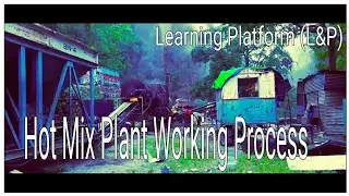 Hotmix Plant working process// asphalt mix plant//asphalt batch mix plant