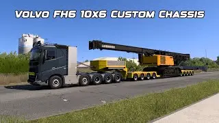 ETS2 1.54 | MOD TEST: VOLVO FH6 10X6 CUSTOM CHASSIS + 22+4 SPEED GEARBOX by MDT