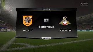 FIFA 17| Modo Carreira - Doncaster| Elimina&ccedil;&atilde;o para o Hull City na EFL Cup! #33