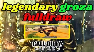 Codm groza new legendary draw