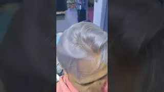 #warnarambut  abu abu cool 2 kali bleaching rambut tidak krus dan tetap lembut