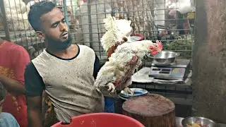 Amazing Chicken Cutting in Bangladesh