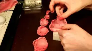 Мастер класс - Цветок из шифона
