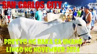November 02, 2024 Update  Presyo ng Baka  sa San Carlos Livestock Market in Pangasinan #livestock