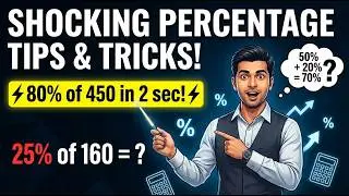 Hidden Percentage Tricks Every Topper Uses 😱 | Must Watch