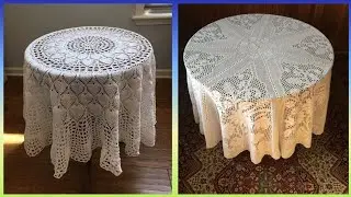 Crochet Long Round Table Runners Ideas #crochet #handmade #trending 