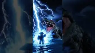 Sea Beast Destroyed ⚡ GOD OF THE STORM #shorts #viral #youtubeshorts  #crocodile #sea #thunderstorm
