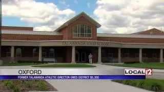 Former Talawanda athletic director owes district $5,300