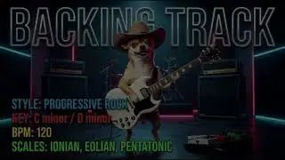 PROGRESSIVE ROCK 2 BACKING TRACK IN C/D MINOR
