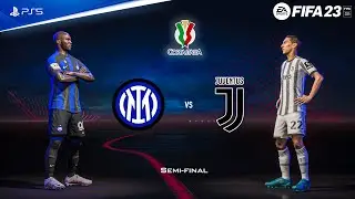 FIFA 23 - Inter vs Juventus - Coppa Italia Semi Final 22/23 Full Match | PS5&trade; Gameplay [4K60]
