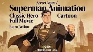 Secret Agent - Superman Animation | Classic Hero Cartoon Full Movie | Retro Action