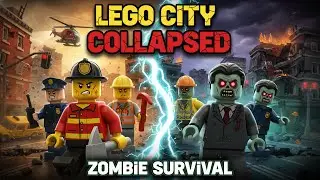 THE DAY LEGO CITY COLLAPSED - Epic Zombie Survival Battle | 3D LEGO Animation