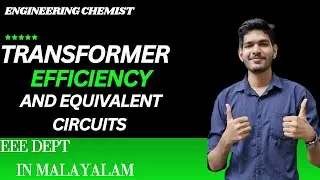 Study with me Equivalent Circuit of Transformer Referred to 1&deg;and Secondary and Efficiency malayalam