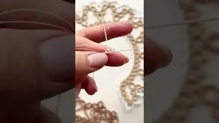 #tattingdesign #weaving #tatting #frivolite