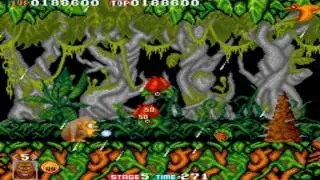 [HD] Toki Stage 3-4-5 1989 Tad Corporation Mame Retro Arcade Games