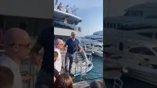 Andrew Tate chilling on a yacht