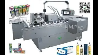 automatic ten bottles boxing cartoner machine with counting and feeding cartoning equipment