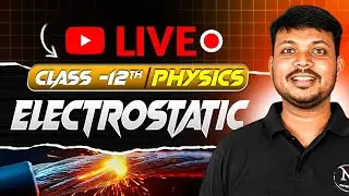 &ldquo;Gauss&rsquo;s Law Made Easy 😍 | Electric Flux + Derivation + Numericals | Class 12 Physics LIVE&rdquo;