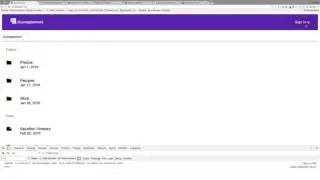 Adding signin and signout to top toolbar