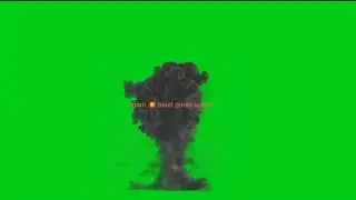 Boom blast 💥 green screen 
