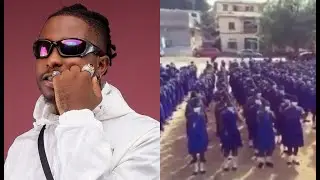 OMG!!😱😱 watch pupils dance with 'DOWN FLAT' at morning assembly