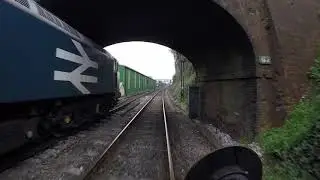 Drivers eye view from Steam Engine - Southern Railway No. 925 Cheltenham