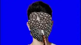 Men's Face cleaning asmr animation #asmr