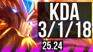 MAOKAI & Zyra vs PANTHEON & Aphelios (SUP) | Good KDA: 3/1/18 | EUW Master | 25.24