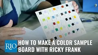 How To Make A Color Sample Board with Ricky Frank