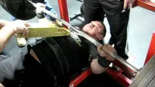 Tony Acome Bench Training 780 lb 1 board
