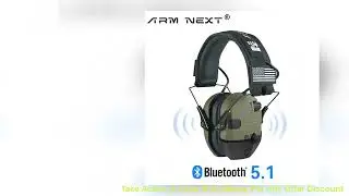 Tactical Bluetooth Shooting Hearing Protector Active Anti-Noise Earmuff