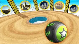 Going Balls, SpeedRun, Going Balls Portal Run Gameplay Level 496