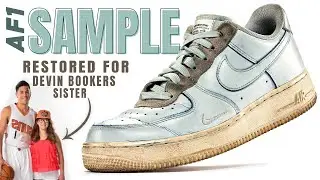 Rare Devin Booker Air Force 1 Sample Restoration