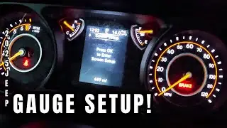 Gauge Cluster Setup In The 2025 Gladiator