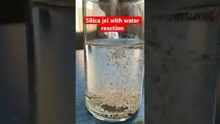 How to react Silica gel with water