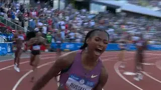 Woman's U.S. 100 Meter Hurdles Olympic Trial Finals 2024