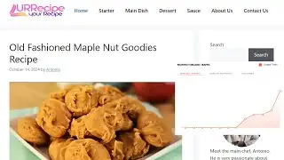 Successful Money Making Recipe Site on Ezoic & AdSense